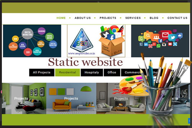 Static website